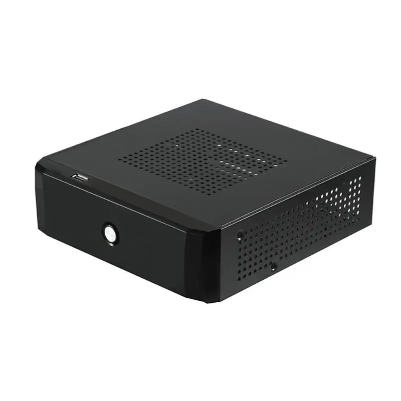 Корпус для домашнего и офисного блока питания HTPC чехол компьютера корпус ПК Mini ITX