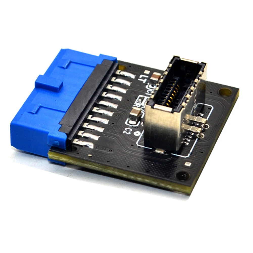 USB 3.0 19-Pin Internal Header to USB 3.1 / 3.2 Type C Key A 20-Pin Converter Laptop Docking Station Power Adapter
USB 3.0 19-Pin Internal Header to USB 3.1 / 3.2 Type C Key A 20-Pin Converter Laptop Docking Station Power Adapter