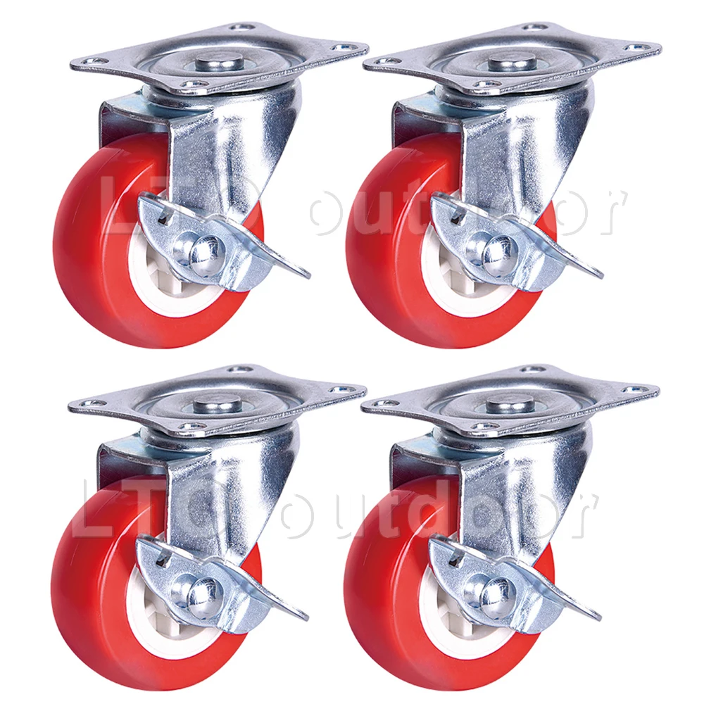1/4PCS Heavy Duty Industrial Caster With Top Plate No Noise Wheels For Carts Workbench Industrial Equipment Caster With Brake
1/4PCS Heavy Duty Industrial Caster With Top Plate No Noise Wheels For Carts Workbench Industrial Equipment Caster With Brake