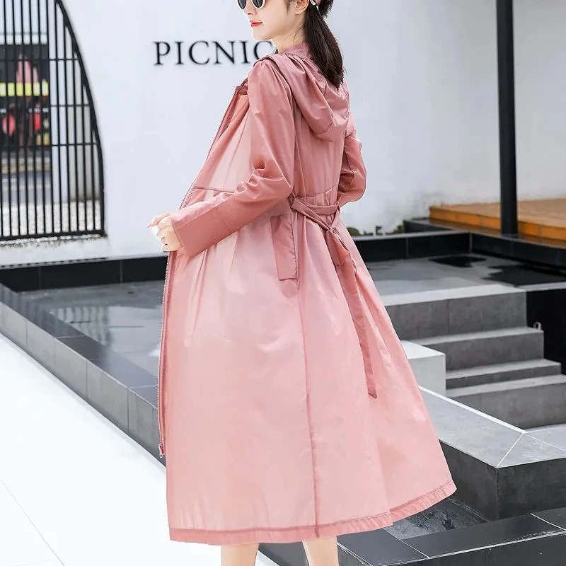 2021Summer New Sunscreen Jackets Clothing Women Long Fashion Ice Silk Breathable Super Fairy Jacket Female Thin Trench Coat A221
2021Summer New Sunscreen Jackets Clothing Women Long Fashion Ice Silk Breathable Super Fairy Jacket Female Thin Trench Coat A221