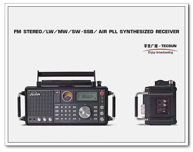 TECSUN S-2000 любительский Настольный радиоприемник SSB Двойное преобразование FM/MW/SW/LW