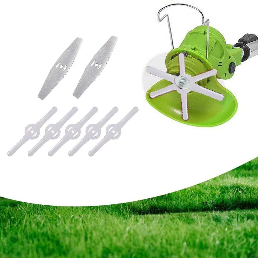 7 Pcs Grass Trimmer Blades Replacement Parts For Rechargeable Electric Cordless Grass Trimmer Strimmer Garden Edger Cutter Parts
7 Pcs Grass Trimmer Blades Replacement Parts For Rechargeable Electric Cordless Grass Trimmer Strimmer Garden Edger Cutter Parts