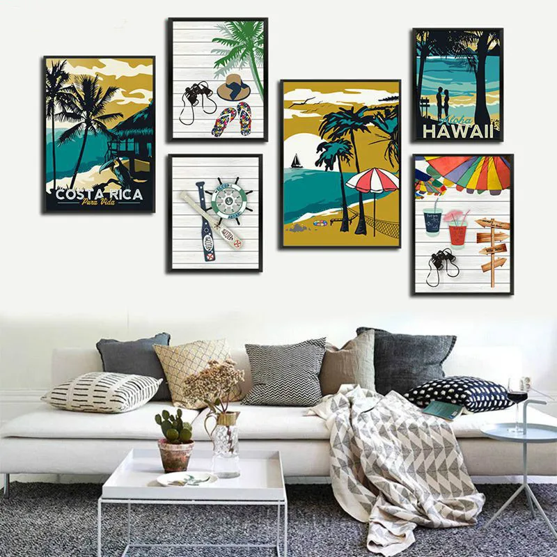 Nordic Style Sea Beach Scenery Coconut Tree Aruba Costa Rica Hawaii Decorative Painting Sofa Living Room Bedroom Mural Poster
Nordic Style Sea Beach Scenery Coconut Tree Aruba Costa Rica Hawaii Decorative Painting Sofa Living Room Bedroom Mural Poster