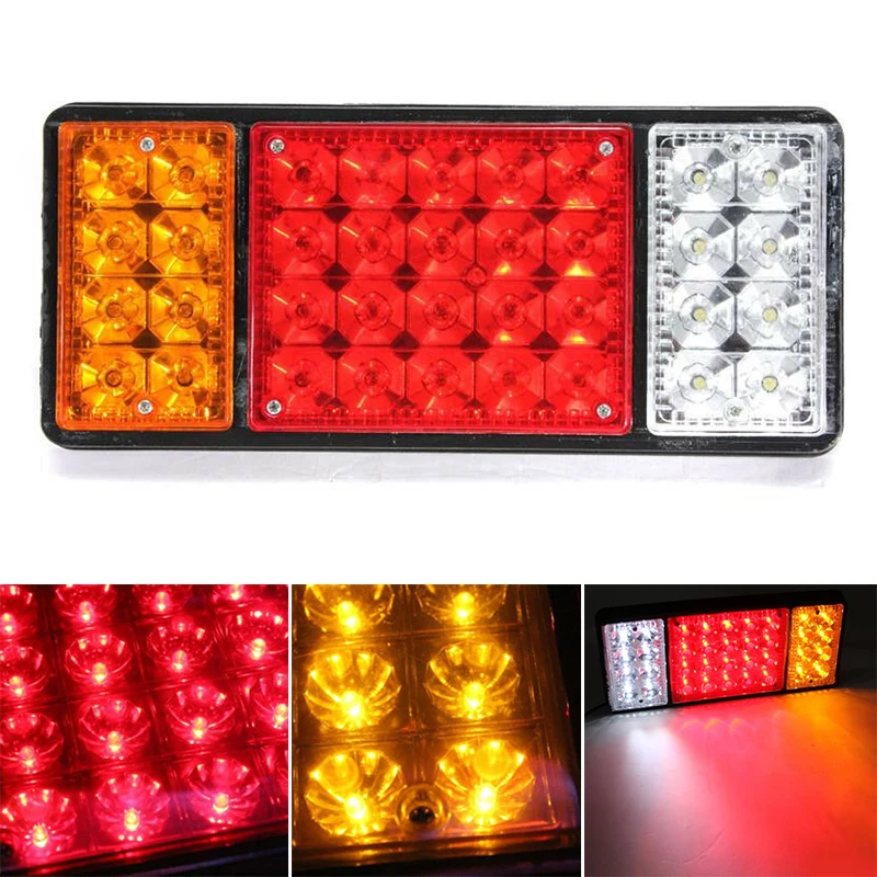 36 LED Rear Waterproof Rectangle Removable Car Indicator Tail Light Lamp Trailer For Caravan Truck Boat Accessories
36 LED Rear Waterproof Rectangle Removable Car Indicator Tail Light Lamp Trailer For Caravan Truck Boat Accessories