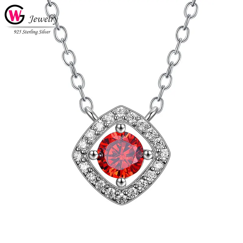 Women Necklace Classic Hyacinth Pendant 925 Silver Square Crystal Necklaces Jewelry CZ Real Dazzling For Women Romantic
Women Necklace Classic Hyacinth Pendant 925 Silver Square Crystal Necklaces Jewelry CZ Real Dazzling For Women Romantic