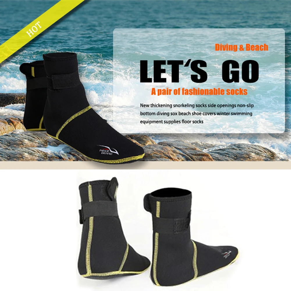 1 Pair Winter Swimming Thermal Socks Thicken Non-slip Diving Snorkeling Socks Stab-resistant Beach Snorkeling Gear
1 Pair Winter Swimming Thermal Socks Thicken Non-slip Diving Snorkeling Socks Stab-resistant Beach Snorkeling Gear