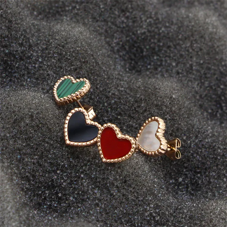 Classic Titanium steel Heart Stud Earring Female Woman Jewelry Party Stainless Steel Rose Gold
Classic Titanium steel Heart Stud Earring Female Woman Jewelry Party Stainless Steel Rose Gold