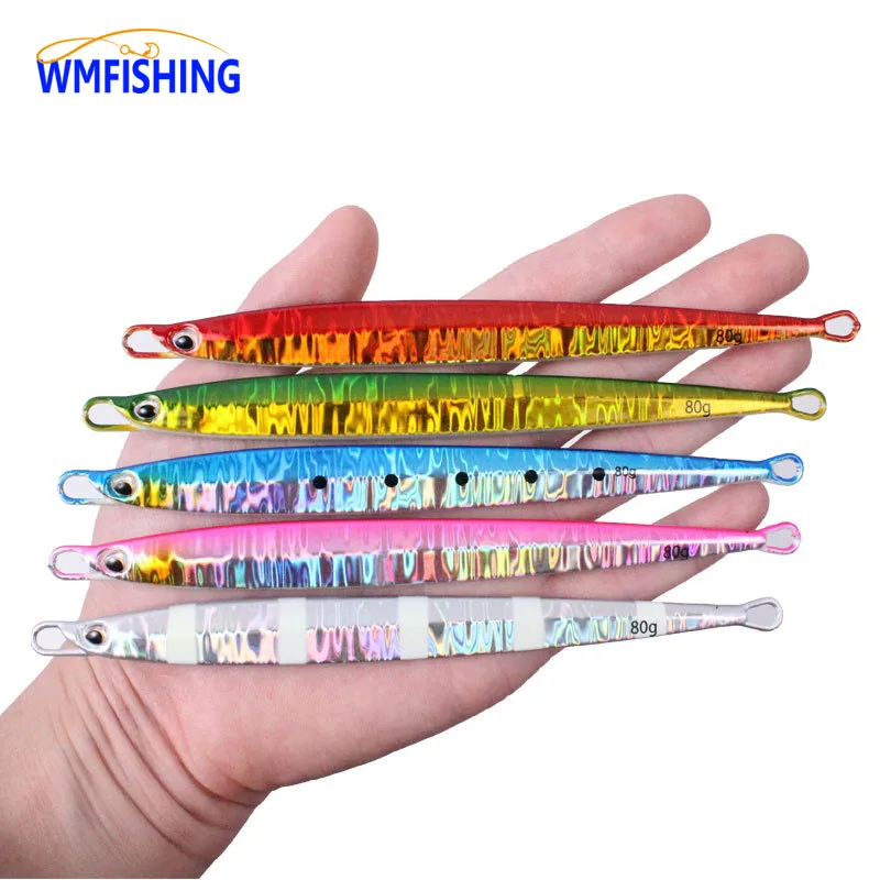 1pcs Heavy Metal Jig 80g 100g 120g 160g 200g Fast Jigging Shining Silver Red Glow Saltwater Fishing Lure Long Casting Metal Jig
1pcs Heavy Metal Jig 80g 100g 120g 160g 200g Fast Jigging Shining Silver Red Glow Saltwater Fishing Lure Long Casting Metal Jig