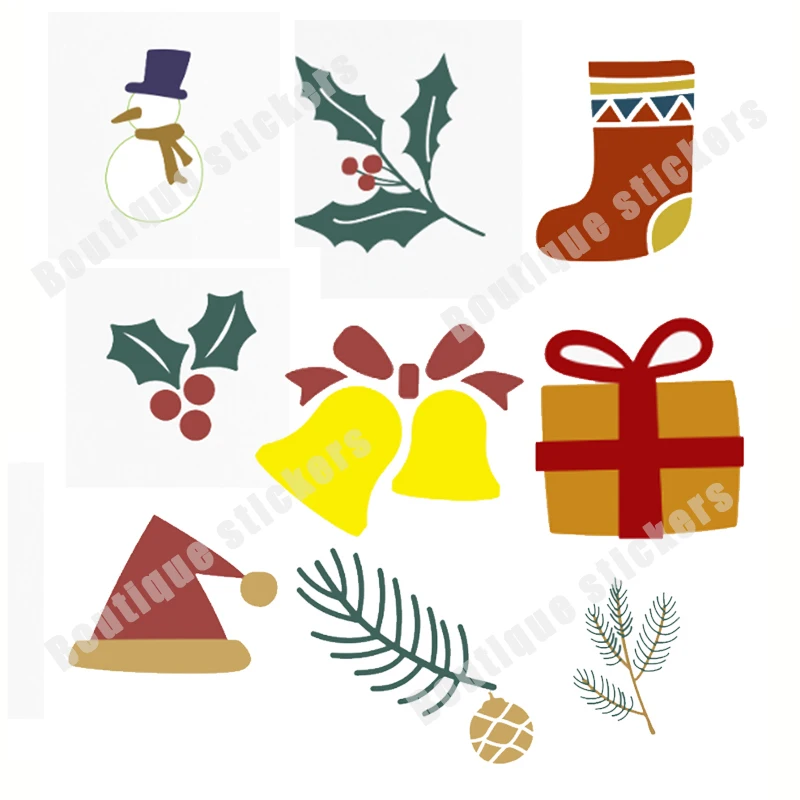 4X Sticker Decal Retro Cartoon Christmas Bell Snow Ball Gift Christmas Hat Socks Creative Car Sticker Racing and Helmet
4X Sticker Decal Retro Cartoon Christmas Bell Snow Ball Gift Christmas Hat Socks Creative Car Sticker Racing and Helmet