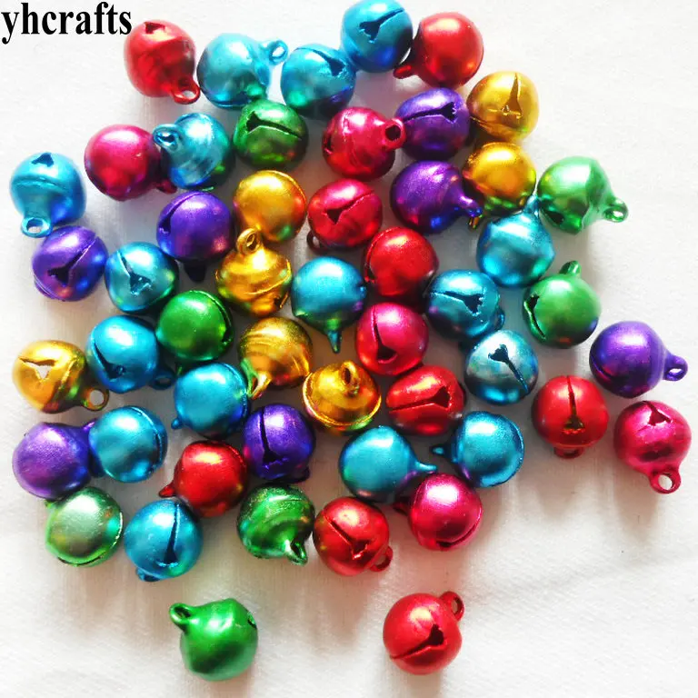 50PCS/Lot. Wholesale Mix color 10mm jingle Bells DIY Lacing bells Christmas decoration Noel ornament Crafts material Bracelets
50PCS/Lot. Wholesale Mix color 10mm jingle Bells DIY Lacing bells Christmas decoration Noel ornament Crafts material Bracelets