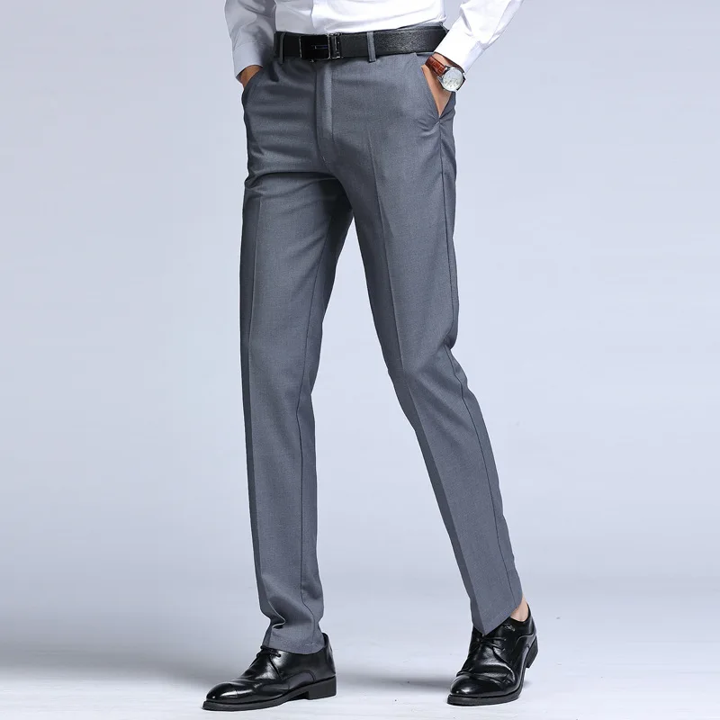 Men's Spring Autumn Suit Pants Fashion Business Casual Long Pant Breathable Straight Dress Pants Formal Trousers Plus Size 28-42
Men's Spring Autumn Suit Pants Fashion Business Casual Long Pant Breathable Straight Dress Pants Formal Trousers Plus Size 28-42