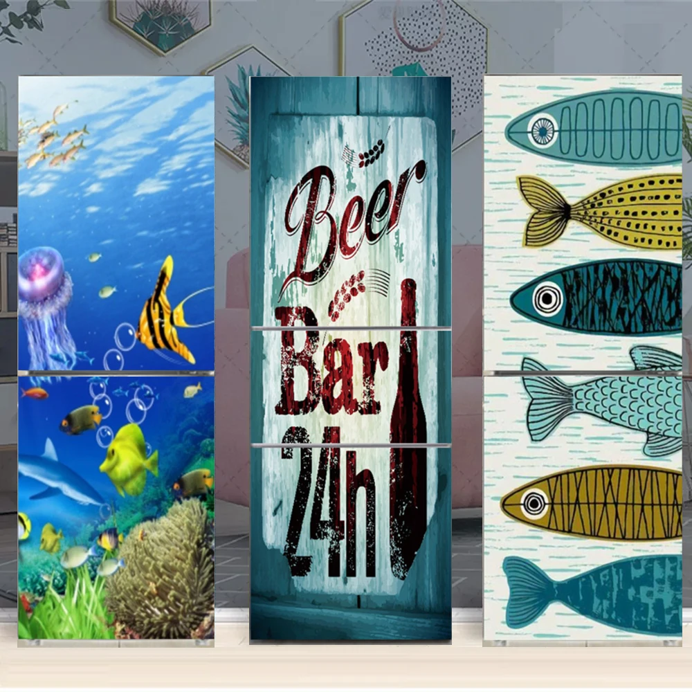 Ocean Fish Fridge Stickers 3D Refrigerator Wallpaper Vinyl Film Self-Adhesive Whole Door Cover Decor Kitchen Decal Poster Mural
Ocean Fish Fridge Stickers 3D Refrigerator Wallpaper Vinyl Film Self-Adhesive Whole Door Cover Decor Kitchen Decal Poster Mural