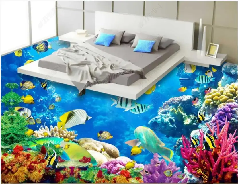 3d flooring custom waterproof wallpaper pvc Self-adhesive floor Undersea world coral fish living room home decor for wall paper
3d flooring custom waterproof wallpaper pvc Self-adhesive floor Undersea world coral fish living room home decor for wall paper