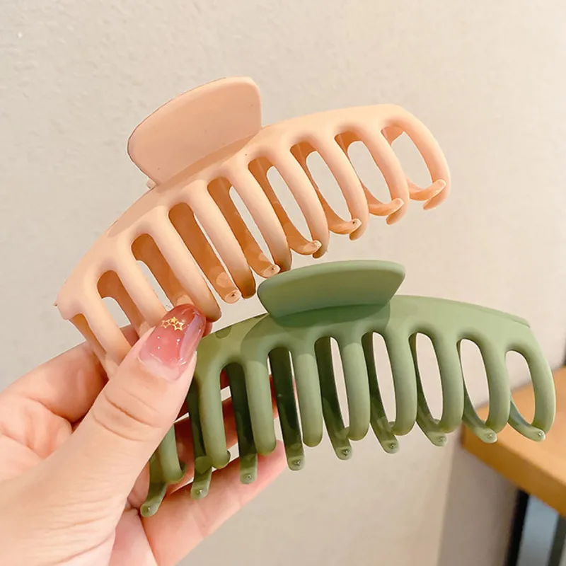 1/2Pc/set Korean Solid Big Hair Claws Elegant Acrylic Hair Clips Hairpins Barrette Headwear For Women Girls Hair Accessories
1/2Pc/set Korean Solid Big Hair Claws Elegant Acrylic Hair Clips Hairpins Barrette Headwear For Women Girls Hair Accessories