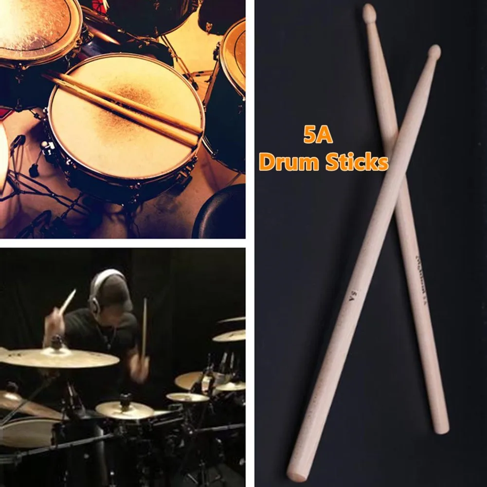 Ammoon1 Pair 5A Drumsticks Wooden Drum Sticks Drum Sticks Maple Drum Set Percussion Instrument Band Jazz Rock Accessories
Ammoon1 Pair 5A Drumsticks Wooden Drum Sticks Drum Sticks Maple Drum Set Percussion Instrument Band Jazz Rock Accessories
