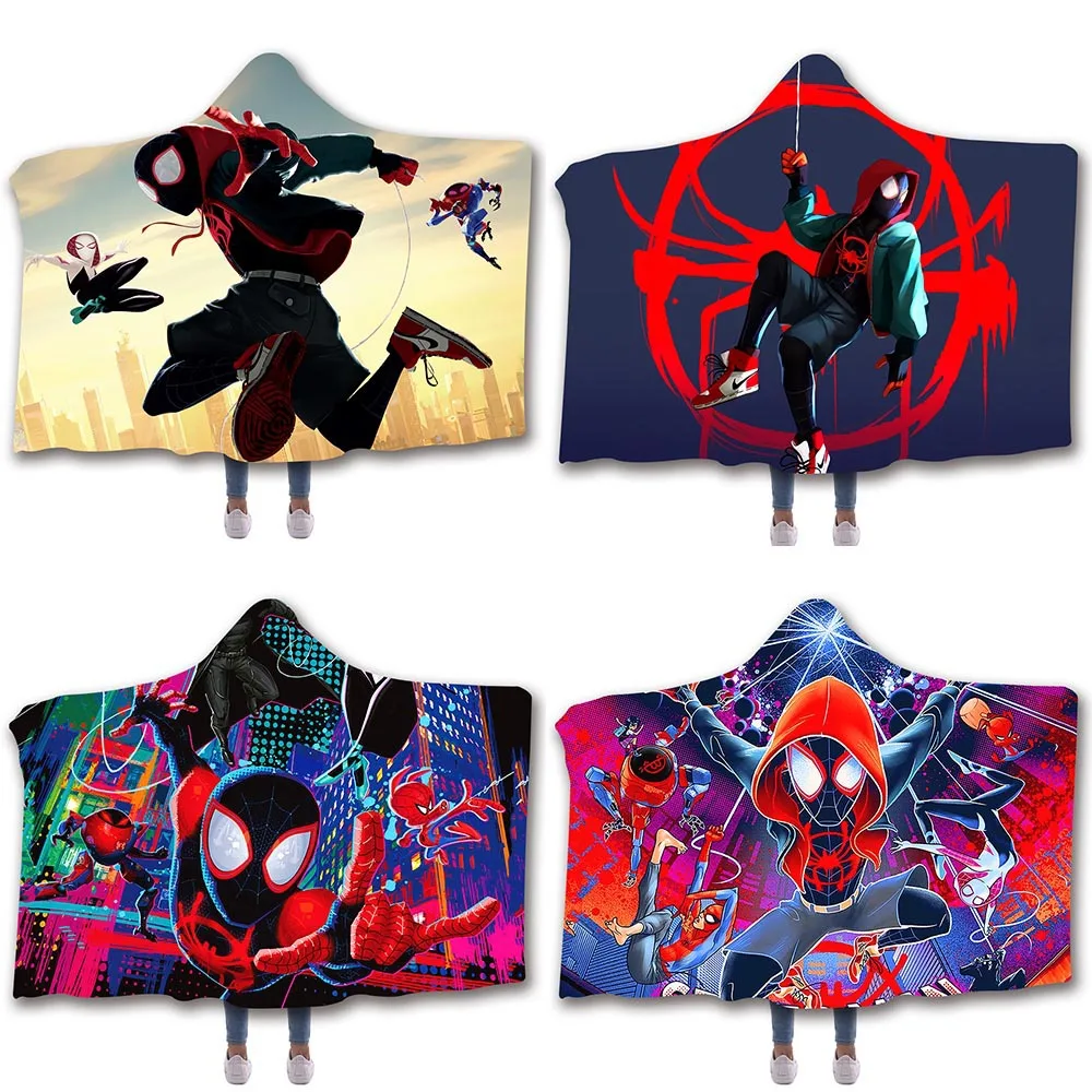 Superhero Spider Mankind 3D Printed Plush Hooded Blanket Picnic Wearable Fleece Throw Warm Gift for Kids Adults
Superhero Spider Mankind 3D Printed Plush Hooded Blanket Picnic Wearable Fleece Throw Warm Gift for Kids Adults