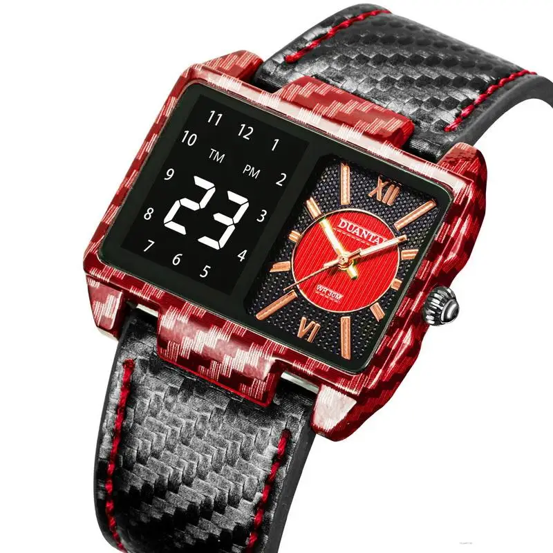 Carbon Fiber Style Sports Watch Touch Screen Watch Belt Business Fashion Luminous Sports Watch 
Carbon Fiber Style Sports Watch Touch Screen Watch Belt Business Fashion Luminous Sports Watch
