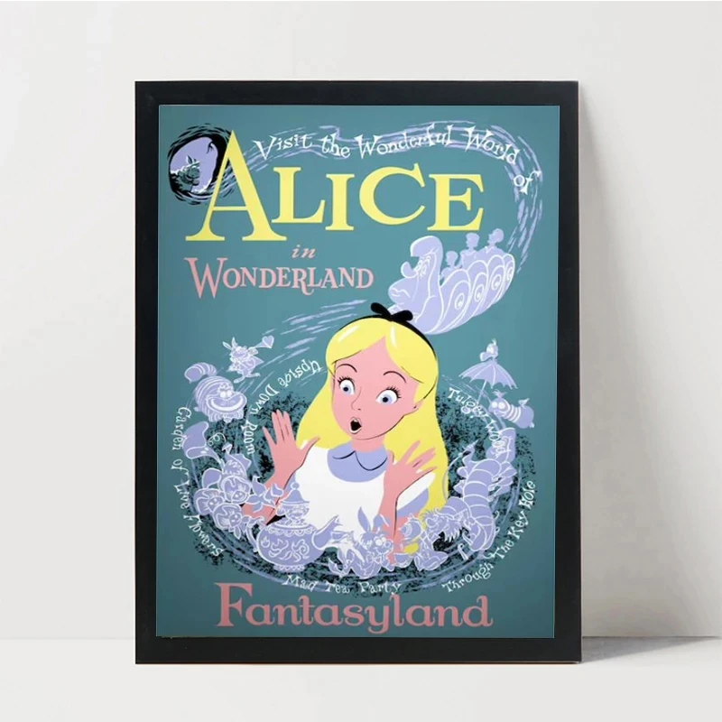 Home Decor Alice in Wonderland Poster Wall Art Canvas Prints Disneyland Painting Pictures For Living Room Modular No Framework
Home Decor Alice in Wonderland Poster Wall Art Canvas Prints Disneyland Painting Pictures For Living Room Modular No Framework