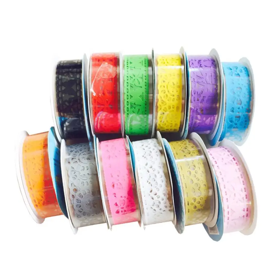 Kawaii Lace tape Masking Tape Creative Scrapbooking Notebook decoration Accessories Stationary School Supplies
Kawaii Lace tape Masking Tape Creative Scrapbooking Notebook decoration Accessories Stationary School Supplies