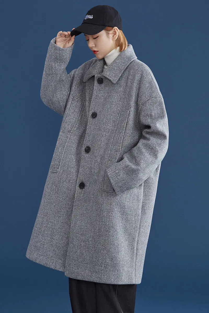2020 Autumn And Winter New Youth Popular Loose Men's Pure Color Simple Mid-length Woolen Coat Fashionable Casual Top M-2XL
2020 Autumn And Winter New Youth Popular Loose Men's Pure Color Simple Mid-length Woolen Coat Fashionable Casual Top M-2XL