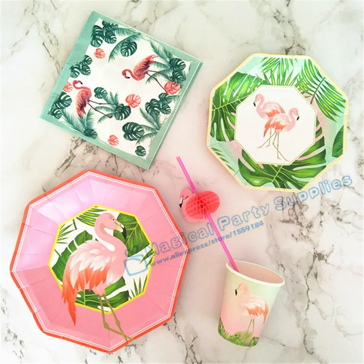 40 Sets Flamingo Luau Tropical Hawaiian Party Supplies Paper Plates Dishes Cups Napkin Straws Tableware Wedding Decor Kit
40 Sets Flamingo Luau Tropical Hawaiian Party Supplies Paper Plates Dishes Cups Napkin Straws Tableware Wedding Decor Kit