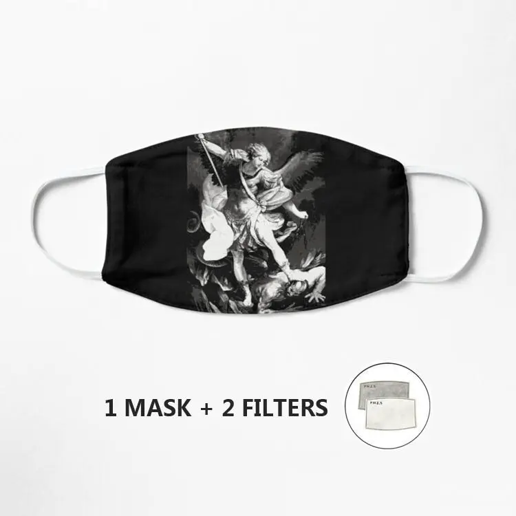 Saint Michael Archangel Mask Anti-Dust Cotton Anime Cartoon Mouth Mask hip pop teeth mouth Muffle Face Mascarilla
Saint Michael Archangel Mask Anti-Dust Cotton Anime Cartoon Mouth Mask hip pop teeth mouth Muffle Face Mascarilla