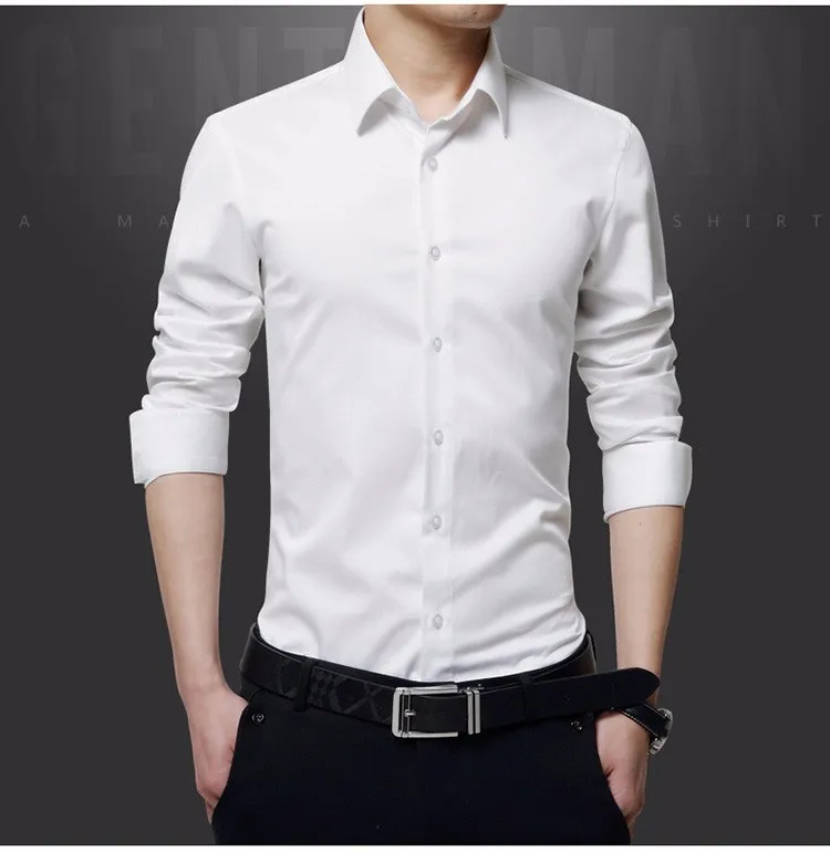 Shirt men's long sleeve loose no iron business quality professional dress Korean fashion shirt tooling mercerized cotton
Shirt men's long sleeve loose no iron business quality professional dress Korean fashion shirt tooling mercerized cotton