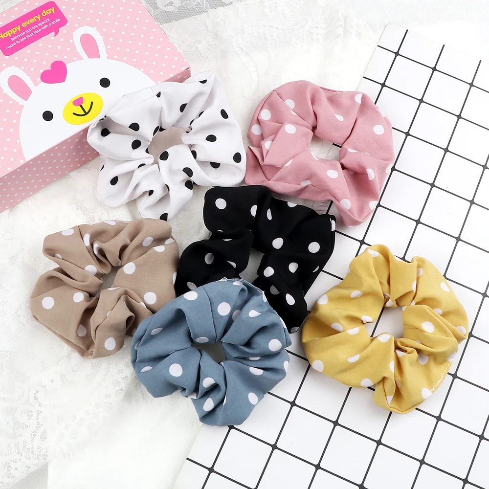 Fashion Elastic Hair Bands Girls Cute Dot Scrunchies Hair Ties Women Ponytail Holder Korean Colorful Large Hair Rope Accessories
Fashion Elastic Hair Bands Girls Cute Dot Scrunchies Hair Ties Women Ponytail Holder Korean Colorful Large Hair Rope Accessories