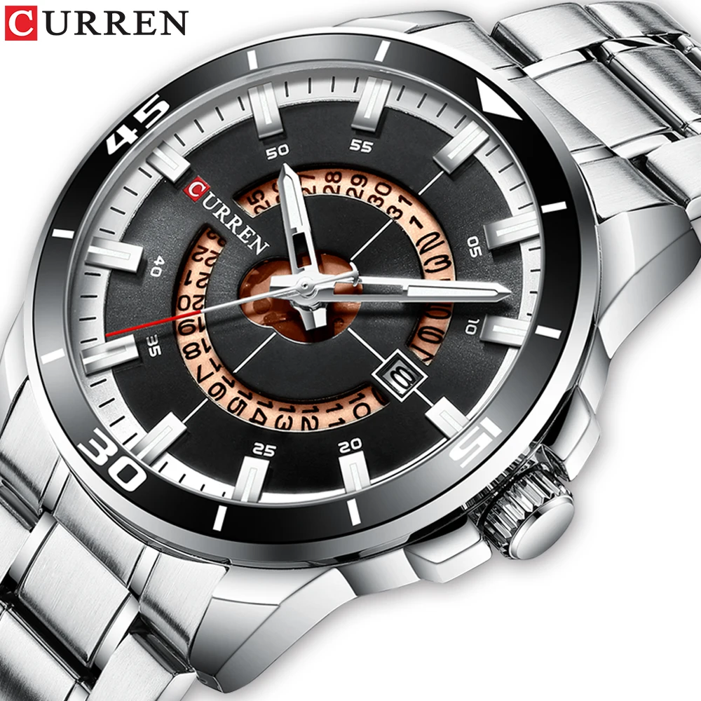 Relogios Masculinos Stainless Steel Men's Quartz Watch Dial Water Resistant Man Watches Luxury Business Mens Watches Male
Relogios Masculinos Stainless Steel Men's Quartz Watch Dial Water Resistant Man Watches Luxury Business Mens Watches Male