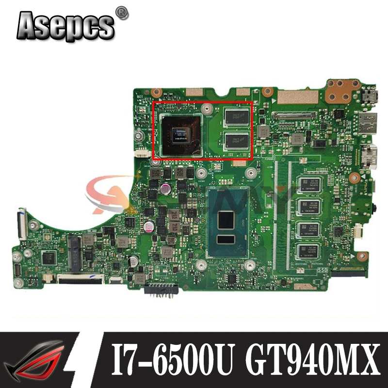 Материнская плата UX310UV для ноутбука ASUS UX410UQ (14 дюймов) UX410U UX310U, оригинальная материнская плата 8GB-RAM I7-6500U
Материнская плата UX310UV для ноутбука ASUS UX410UQ (14 дюймов) UX410U UX310U, оригинальная материнская плата 8GB-RAM I7-6500U