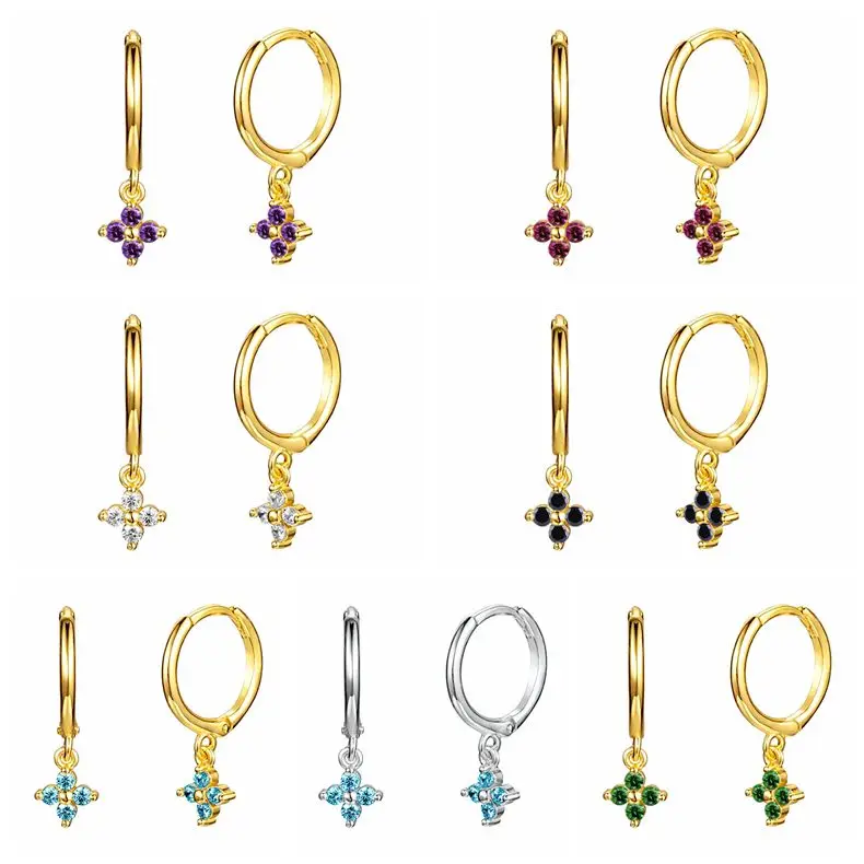 925 Silver Ear Buckle Luxury Drop Hoop Earrings for Women Colorful Crystal Earrings Engagement Party Gift Charm Fine Jewelry
925 Silver Ear Buckle Luxury Drop Hoop Earrings for Women Colorful Crystal Earrings Engagement Party Gift Charm Fine Jewelry