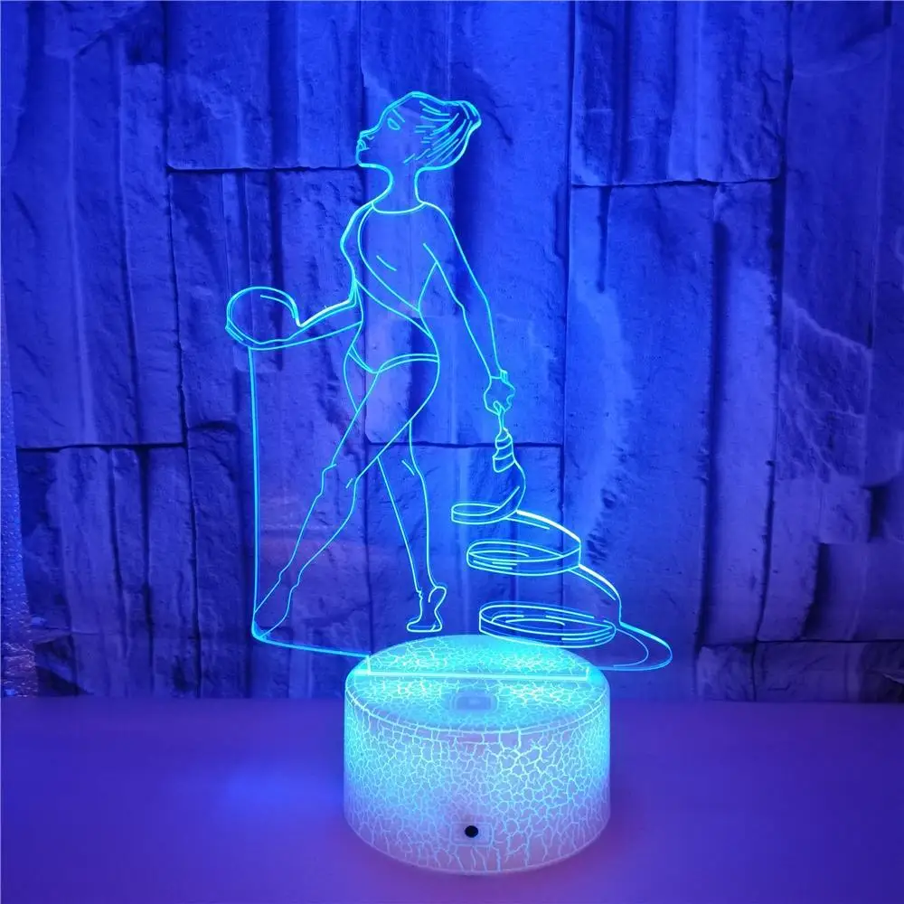 Gymnastics Figure 3d Night Light Creative Gift Birthday Illusion Nightlig Bedside Lamp 7Color Changing Bedroom Decoration Light
Gymnastics Figure 3d Night Light Creative Gift Birthday Illusion Nightlig Bedside Lamp 7Color Changing Bedroom Decoration Light