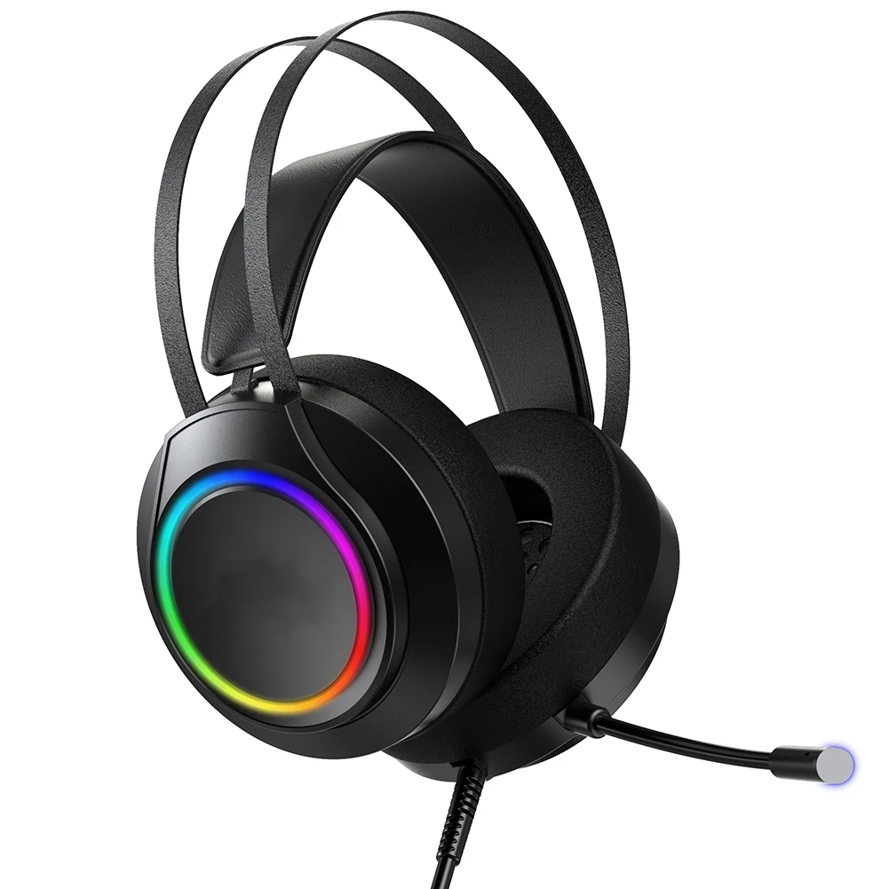 Portable Gaming Earphone Mic Headphone RGB Gaming Headset Headphones Professional Bass Gamer Wired Headphones
Portable Gaming Earphone Mic Headphone RGB Gaming Headset Headphones Professional Bass Gamer Wired Headphones