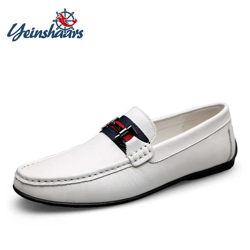 YEINSHAARS Men Loafers Big Size Genuine Leather Shoes Spring/Summer Breathable Slip-On Casual Footwear Soft Light Driving Shoes
YEINSHAARS Men Loafers Big Size Genuine Leather Shoes Spring/Summer Breathable Slip-On Casual Footwear Soft Light Driving Shoes