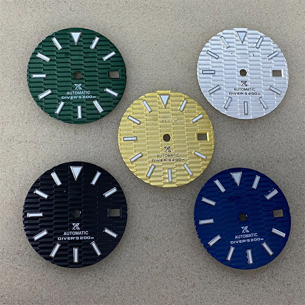 1pc Replacement SKX007 Dial 28.5mm Green Luminous Special for NH35 Automatic Movement
1pc Replacement SKX007 Dial 28.5mm Green Luminous Special for NH35 Automatic Movement