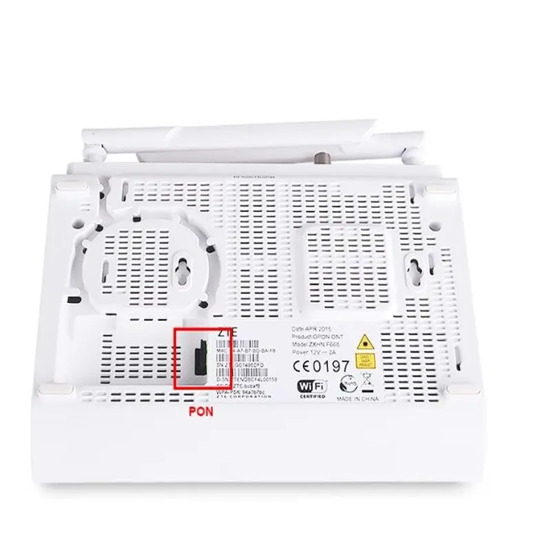 2-голос-Порты и разъёмы ZXHN CATV ONT WI-FI GPON ZTE новые является 1GE F668 Dual-антенна на