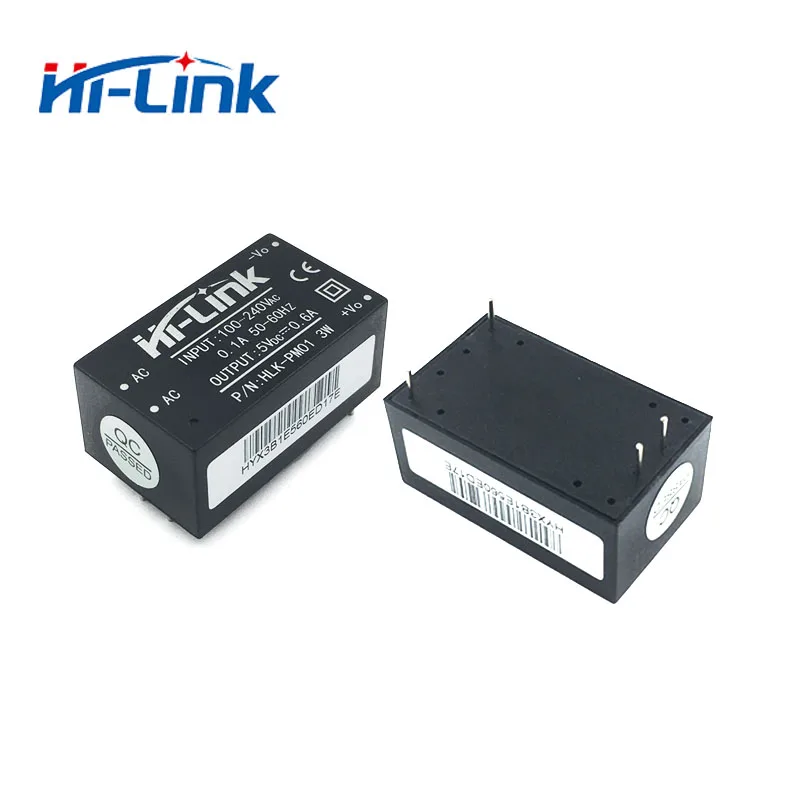 Бесплатная доставка Набор из 10 шт./лот новый Hi Link AC DC 5v 3w мини модуль источника