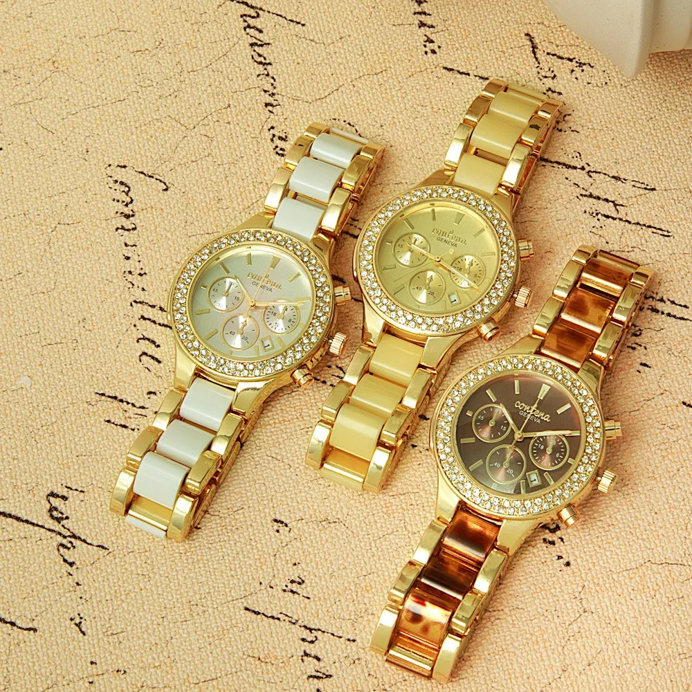 Woman Watch Luxury Rhinestone Rose Gold Watch Creative Design Dress for Women Full Steel Women's Clock Saat Montre Femme
Woman Watch Luxury Rhinestone Rose Gold Watch Creative Design Dress for Women Full Steel Women's Clock Saat Montre Femme