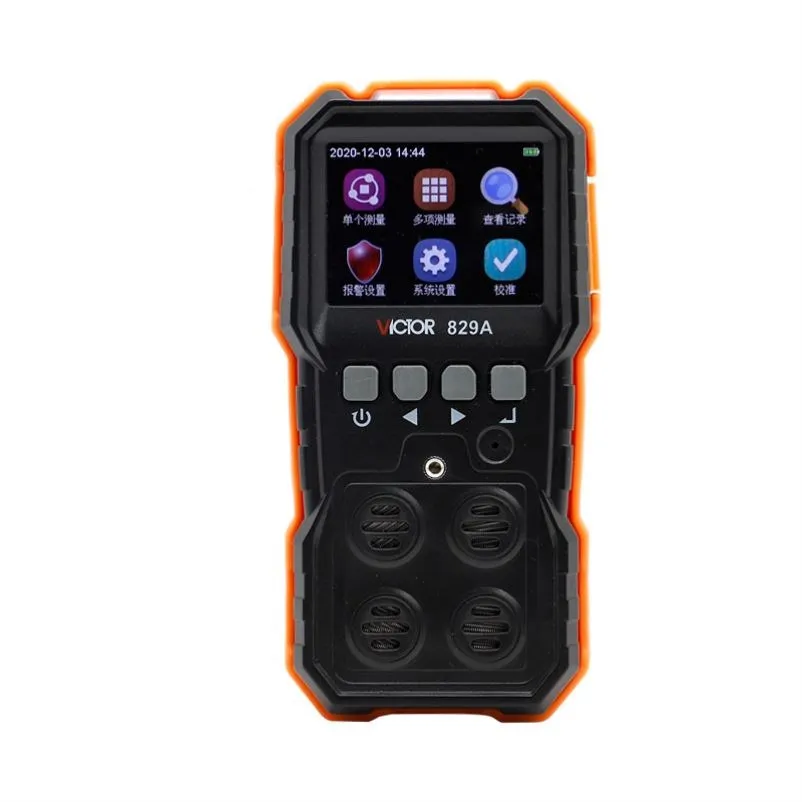 Victor Four-in-One Gas Detector Combustible Gas Oxygen Hydrogen Sulfide Carbon Monoxide Tester Portable LEL CO H2S O2 Detection
Victor Four-in-One Gas Detector Combustible Gas Oxygen Hydrogen Sulfide Carbon Monoxide Tester Portable LEL CO H2S O2 Detection