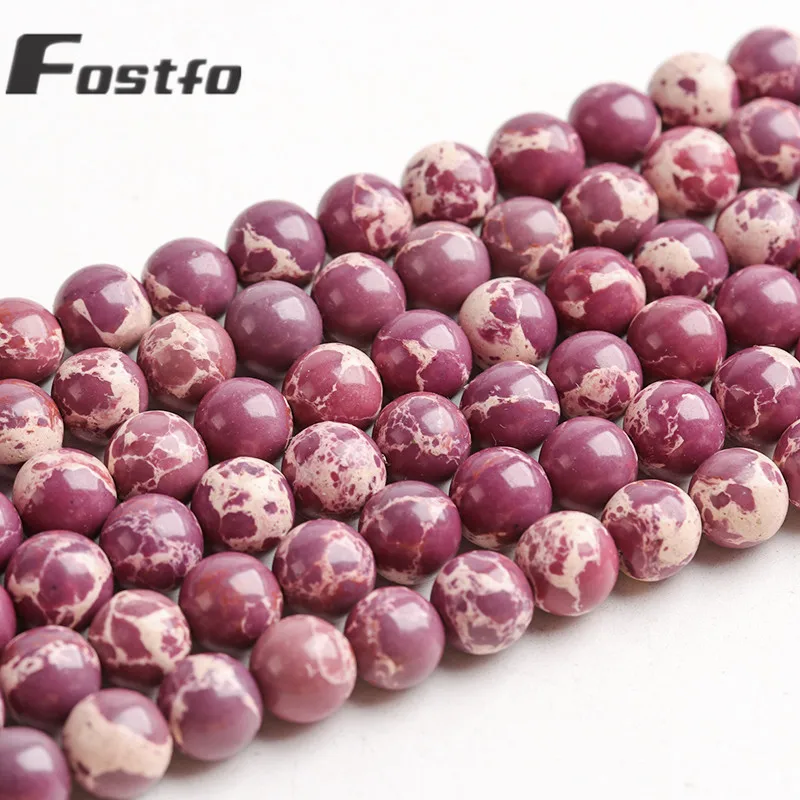 Nature Stone Purple Imperial Beads For Jewelry Making 6/8/10mm Round Loose Spacer Beads DIY Bracelet
Nature Stone Purple Imperial Beads For Jewelry Making 6/8/10mm Round Loose Spacer Beads DIY Bracelet