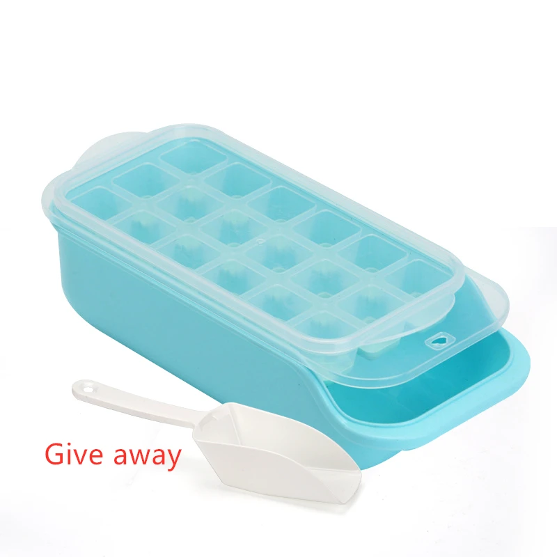36 Cavity Ice Cube Tray Box With Lid Cover Drink Jelly Freezer Mold Mould Maker Refrigerator Accessories Kitchen Tools Q4 | Дом и сад