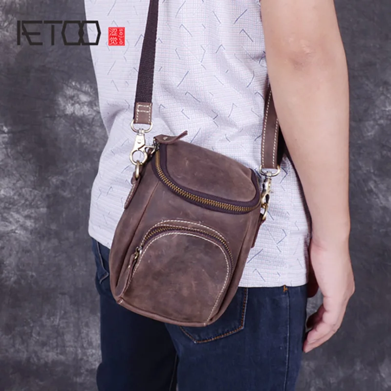 AETOO Mad horse leather men's shoulder bag, men's cowhide slant bag, casual manual retro bag, vertical men's postman bag
AETOO Mad horse leather men's shoulder bag, men's cowhide slant bag, casual manual retro bag, vertical men's postman bag