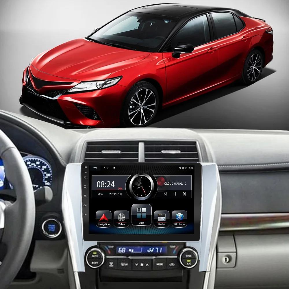 Мультимедийный видеопроигрыватель для Toyota Camry 8 2 Din Android стерео радио навигация GPS