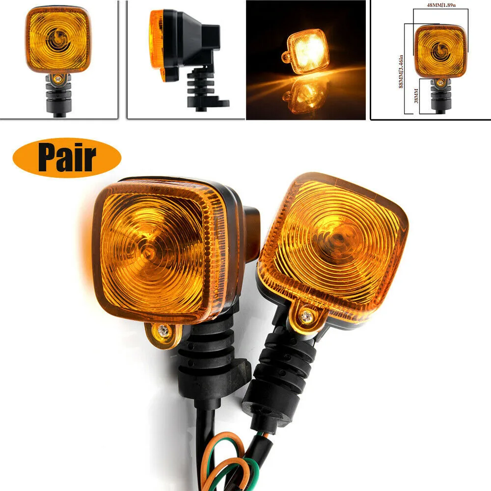 2pcs Motorcycle Turn Signals Flasher Indicators Lights Blinker Universal Cafe Racer Halogen Bulbs Directional Accessories Amber
2pcs Motorcycle Turn Signals Flasher Indicators Lights Blinker Universal Cafe Racer Halogen Bulbs Directional Accessories Amber