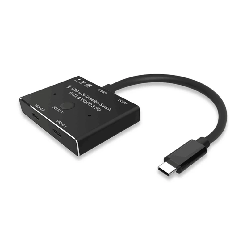 Display Port 8K DP Bi-Direction Switch 8K @60Hz Splitter Converter for Multiple Source and Displays
Display Port 8K DP Bi-Direction Switch 8K @60Hz Splitter Converter for Multiple Source and Displays