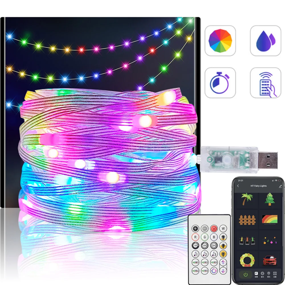 ANENG Outdoor Solar String Lights Waterproof Garden Fairy Lights With APP/Remote Control Sync for Christmas Wedding Party Decor
ANENG Outdoor Solar String Lights Waterproof Garden Fairy Lights With APP/Remote Control Sync for Christmas Wedding Party Decor