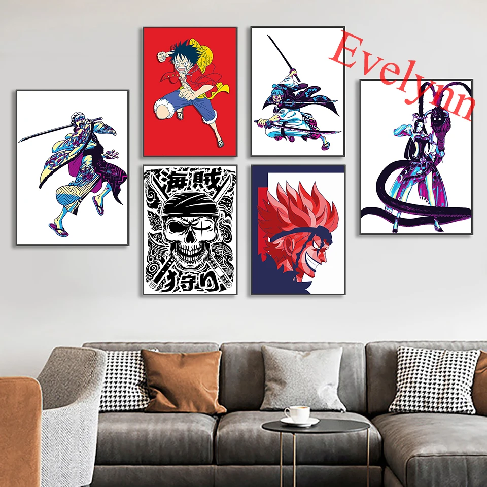 Japanese Anime One Piece Poster And Print Cartoon Luffy Painting Modern Home Decor Wall Art Pictures Children Room Decor Canvas
Japanese Anime One Piece Poster And Print Cartoon Luffy Painting Modern Home Decor Wall Art Pictures Children Room Decor Canvas