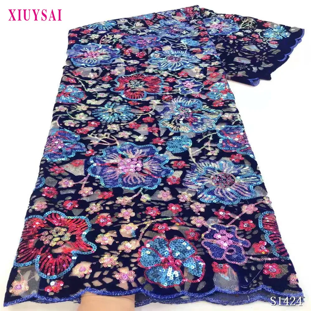 2021 Sequin Velvet Fabric With Embroidery Lace Elegant Beautiful Flower African Nigerian French Latest DesignsFor Dress P1424
2021 Sequin Velvet Fabric With Embroidery Lace Elegant Beautiful Flower African Nigerian French Latest DesignsFor Dress P1424