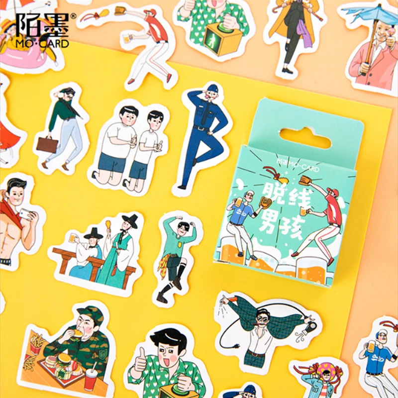 46 pcs/pack Off-line boy paper sticker DIY diary album decoration stickers scrapbooking planner label Scrapbook stickers
46 pcs/pack Off-line boy paper sticker DIY diary album decoration stickers scrapbooking planner label Scrapbook stickers