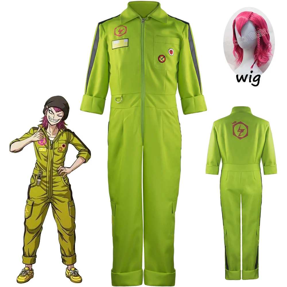 Anime Super DanganRonpa Kazuichi Souda Halloween Cosplay Costume Full Set Outfit Men Women Jumpsuit Wig
Anime Super DanganRonpa Kazuichi Souda Halloween Cosplay Costume Full Set Outfit Men Women Jumpsuit Wig